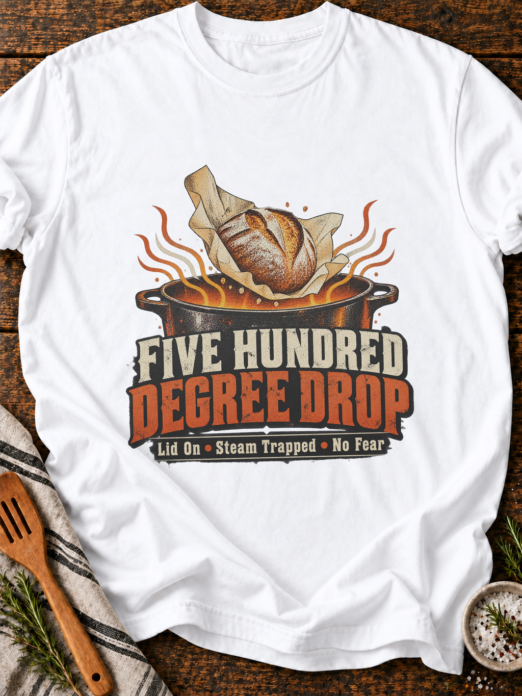 Five Hundred Degree Drop T-Shirt - White