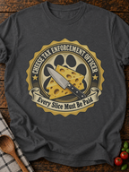 Cheese Tax Enforcement Officer T-Shirt - Dark Heather
