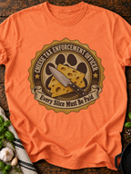 Cheese Tax Enforcement Officer T-Shirt - Heather Orange
