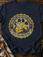 Cheese Tax Enforcement Officer T-Shirt - Navy