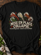 Mise En Place Collapse T-Shirt - Black