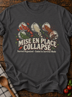 Mise En Place Collapse T-Shirt - Dark Heather
