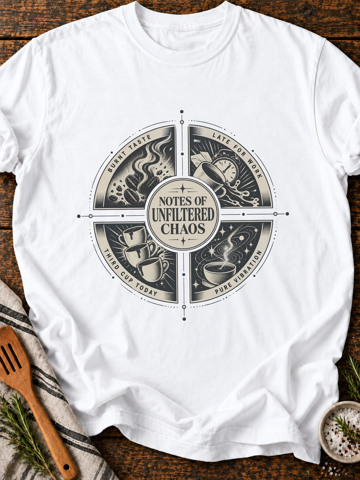 Notes Of Unfiltered Chaos T-Shirt - White