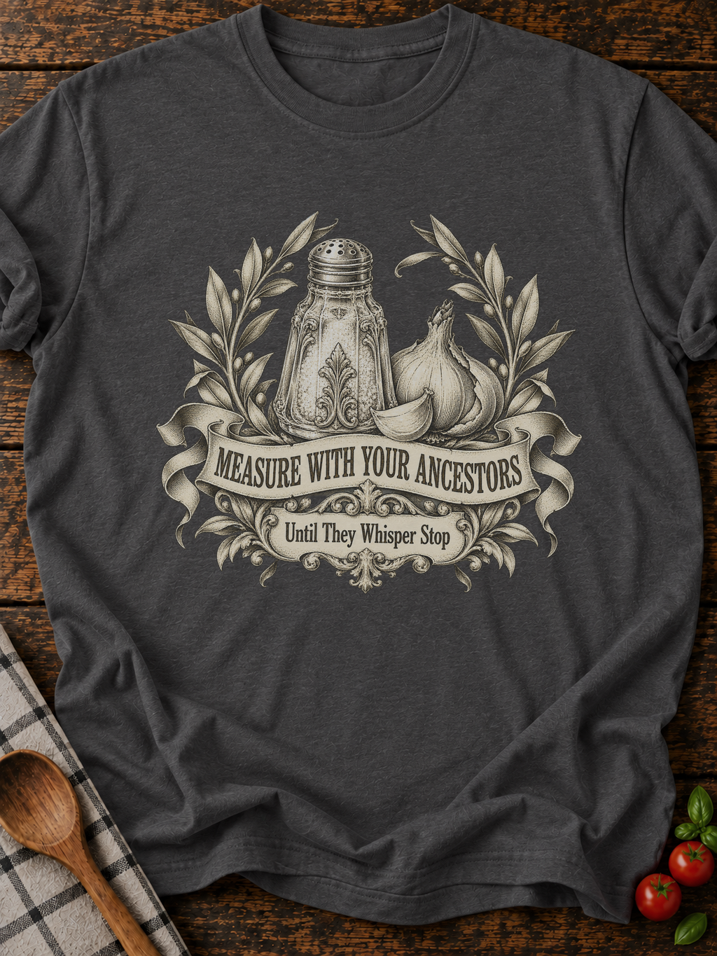 Measure With Your Ancestors T-Shirt - Dark Heather