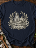 Measure With Your Ancestors T-Shirt - Navy