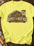 Respect The Meat Rest T-Shirt - Cornsilk