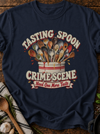 Tasting Spoon Crime Scene T-Shirt - Navy