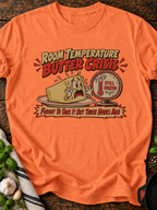 Room Temperature Butter Crisis T-Shirt - Heather Orange