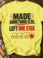 Made Something Else One Star Version A T-Shirt - Cornsilk