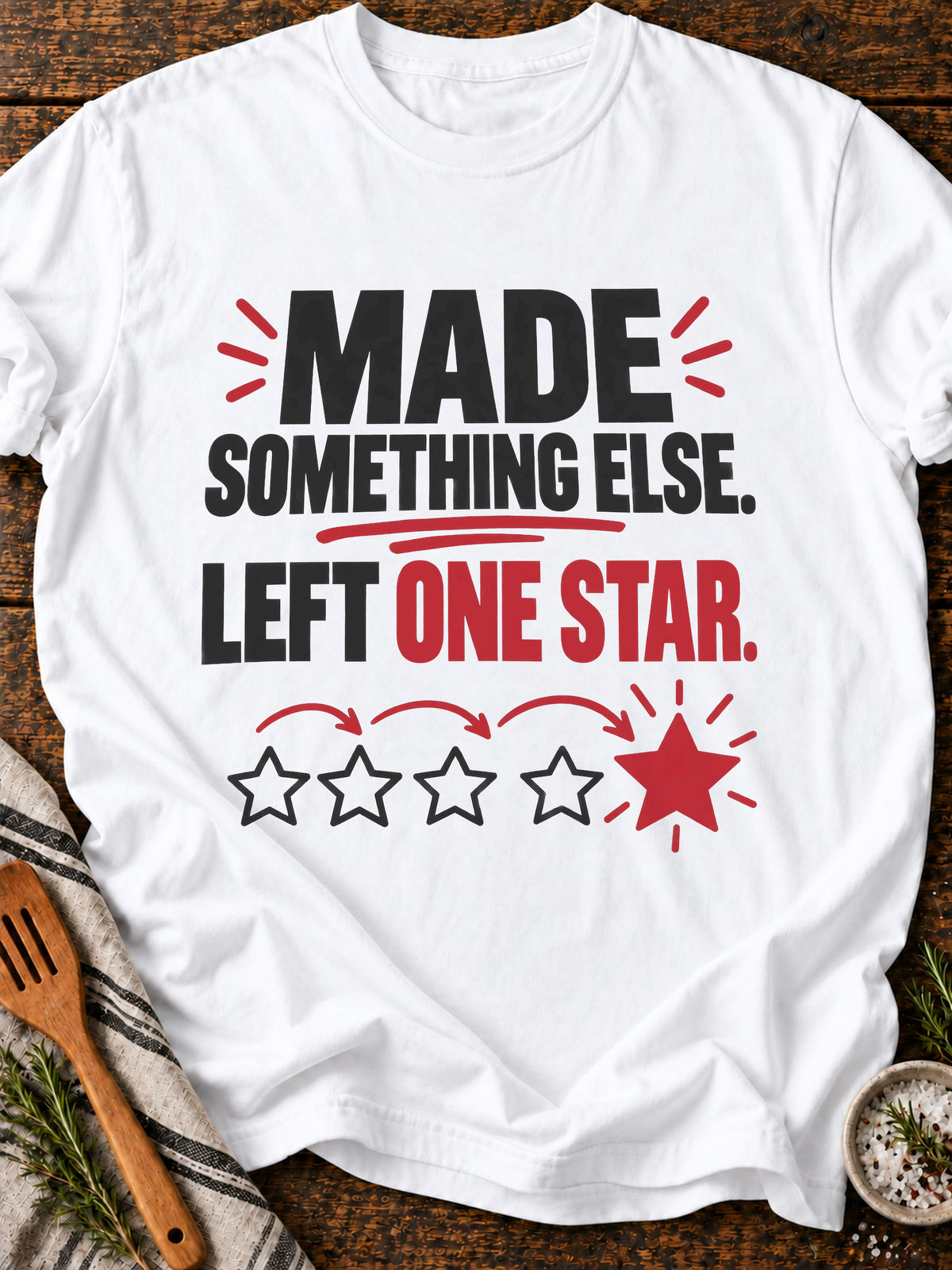 Made Something Else One Star Version A T-Shirt - White