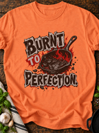 Burnt To Perfection Version A T-Shirt - Heather Orange