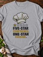 Five Star Confidence Version B T-Shirt - Sport Grey