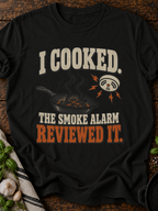 Smoke Alarm Reviewed It Version A T-Shirt - Black