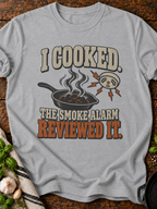 Smoke Alarm Reviewed It Version A T-Shirt - Sport Grey