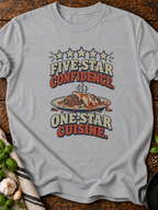 Five Star Confidence Version A T-Shirt - Sport Grey
