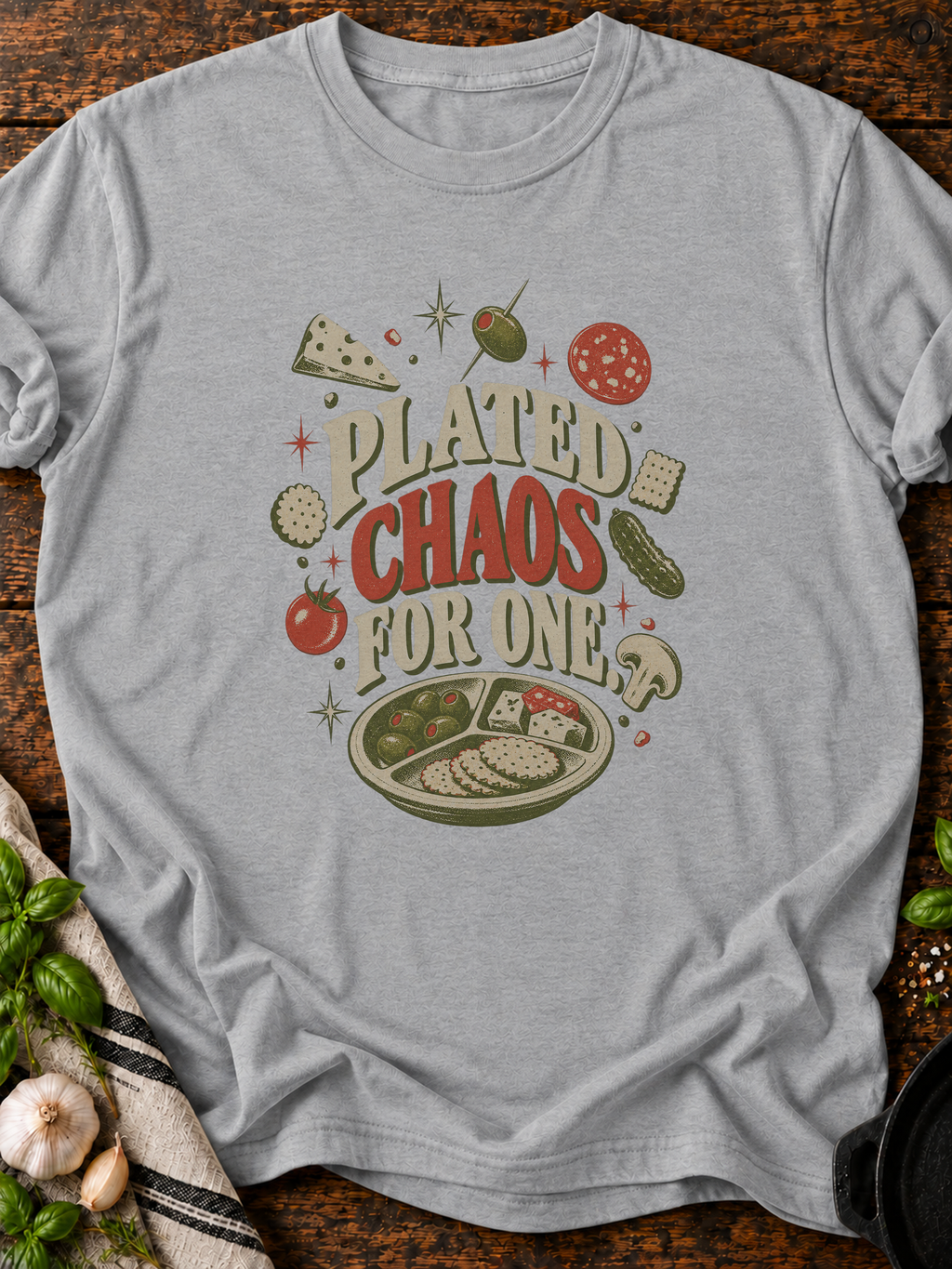 Plated Chaos For One Version A T-Shirt - Sport Grey