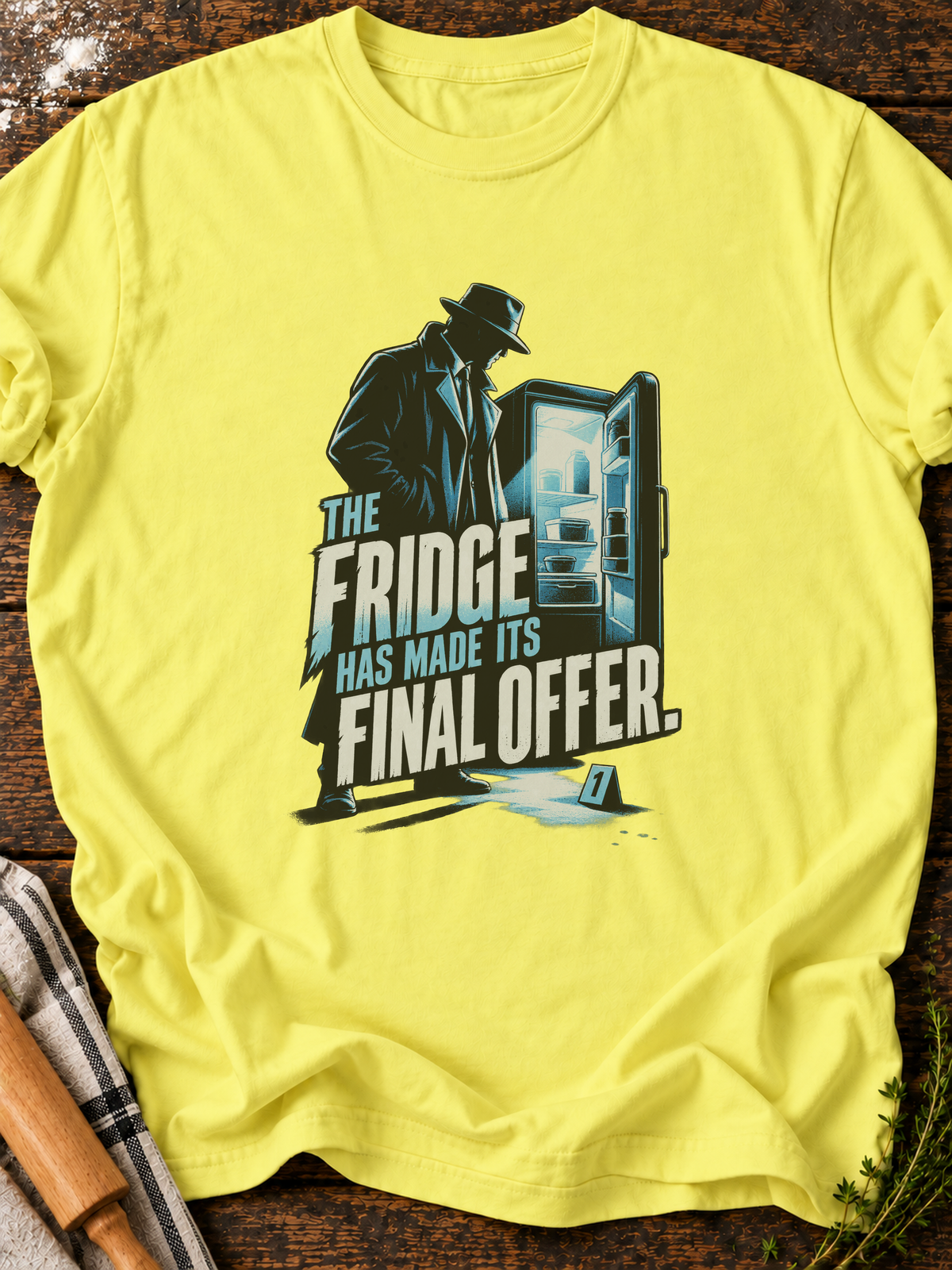 Fridge Offer Version B T-Shirt - Cornsilk