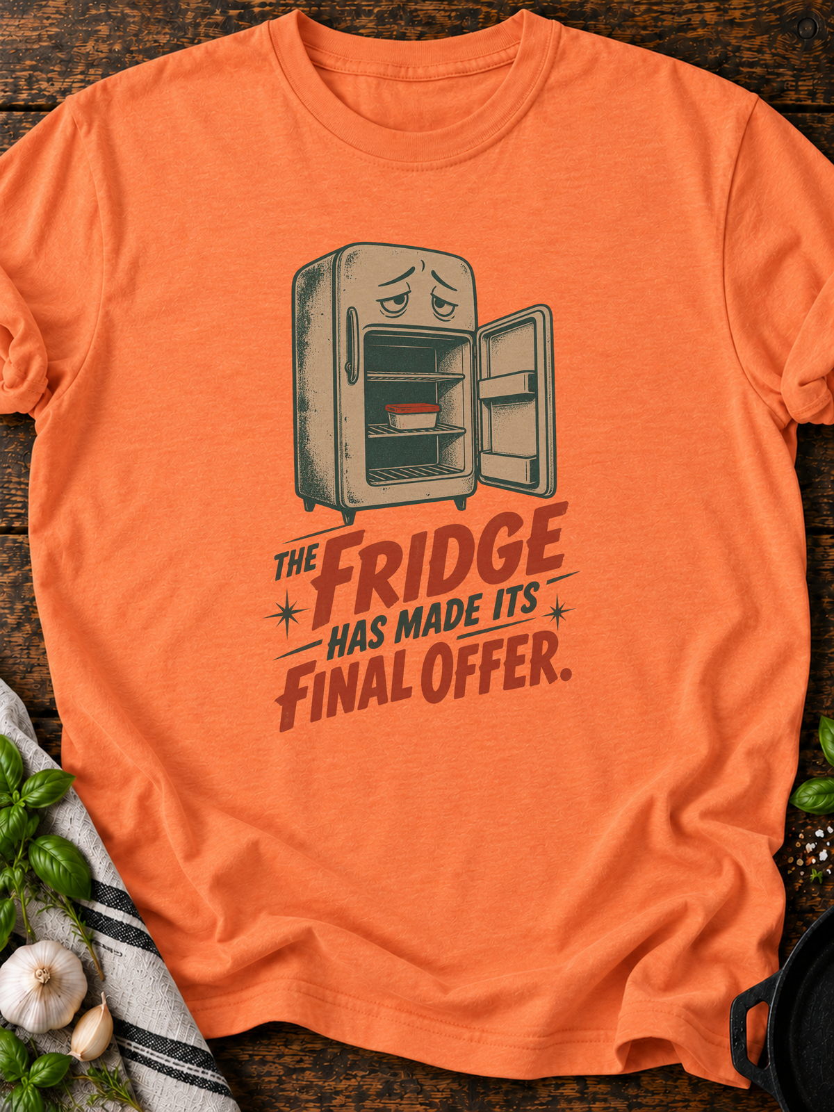 Fridge Offer Version A T-Shirt - Heather Orange