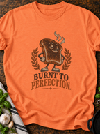 Burnt To Perfection Version B T-Shirt - Heather Orange