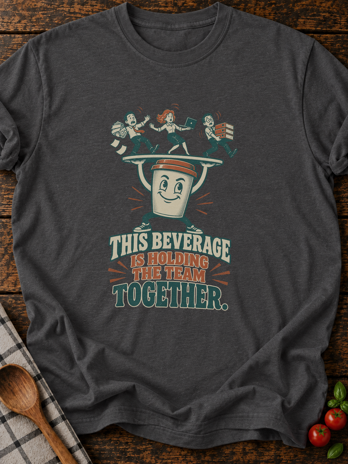 Three Am Cheese Version B T-Shirt - Dark Heather