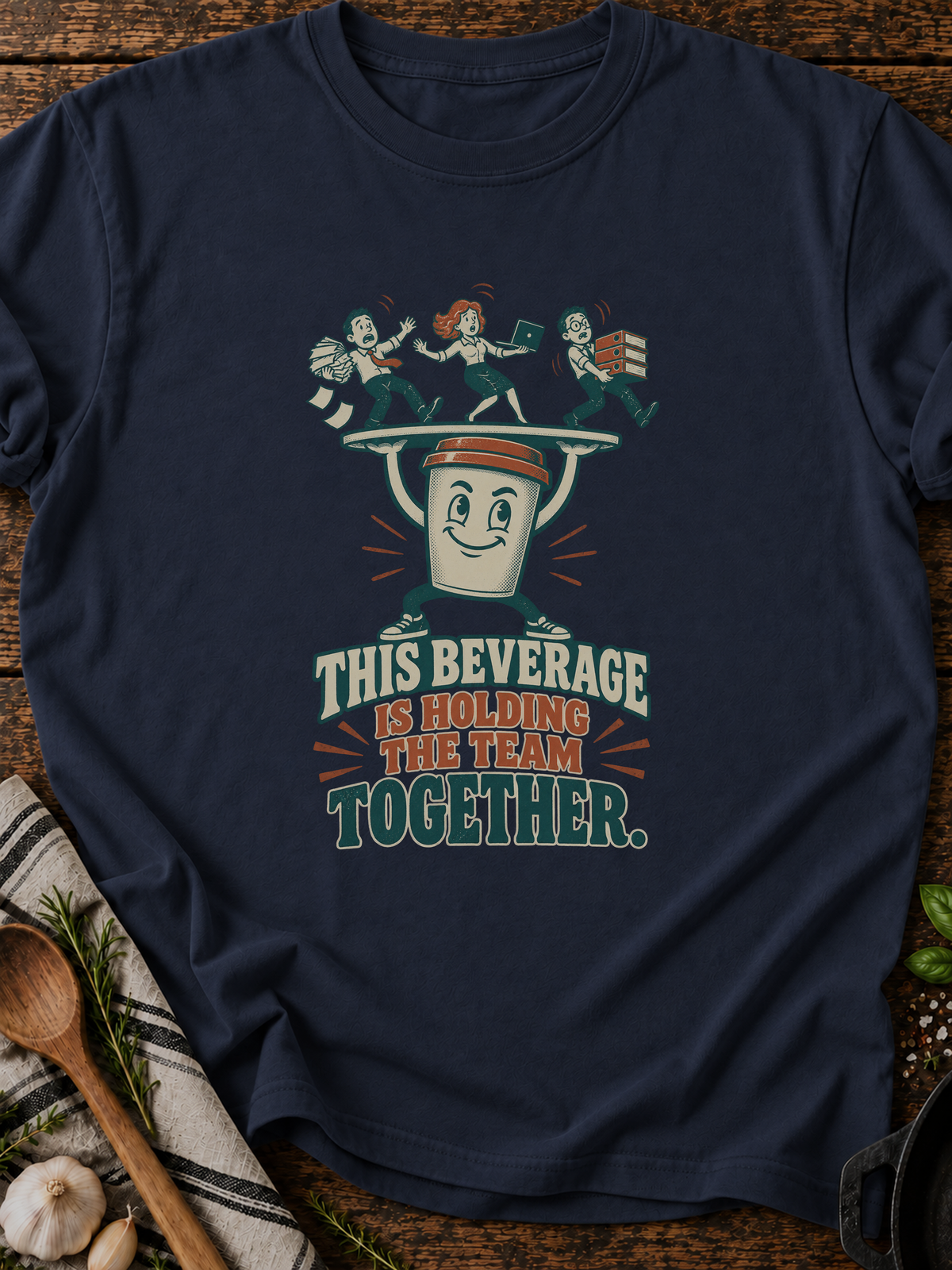 Three Am Cheese Version B T-Shirt - Navy