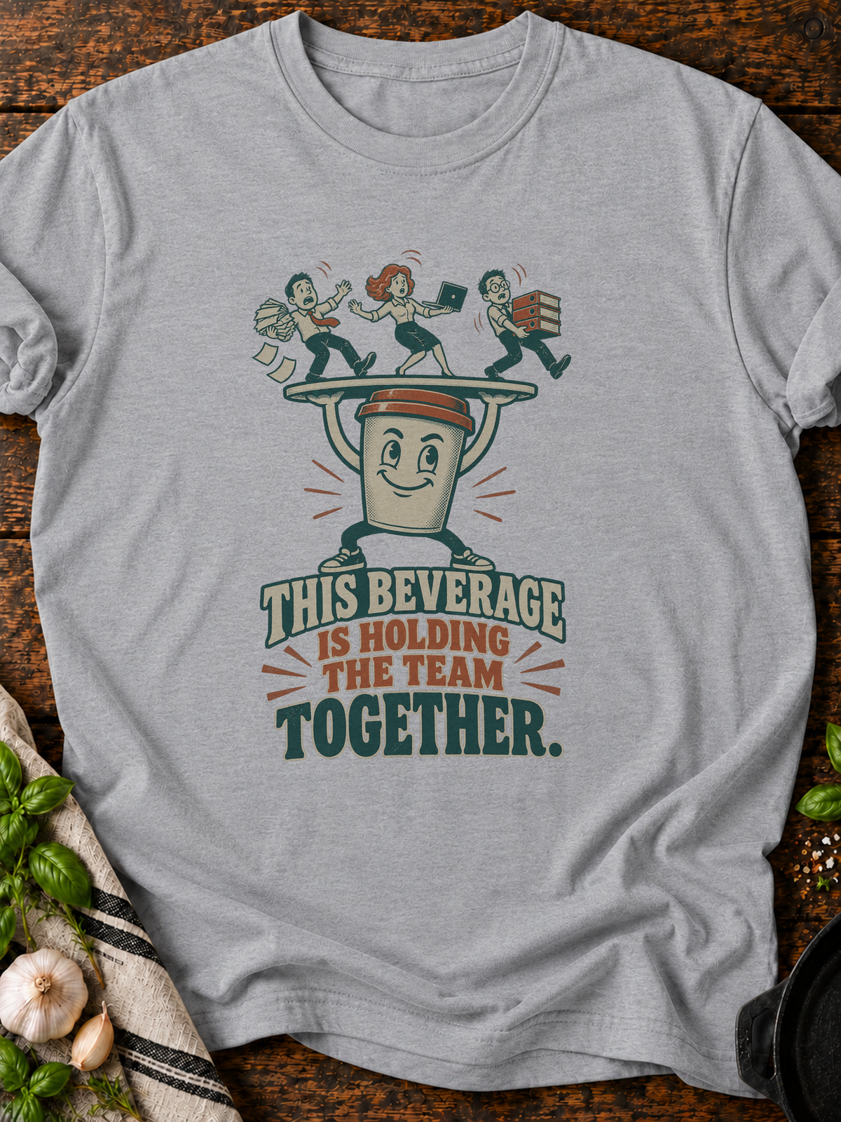 Three Am Cheese Version B T-Shirt - Sport Grey