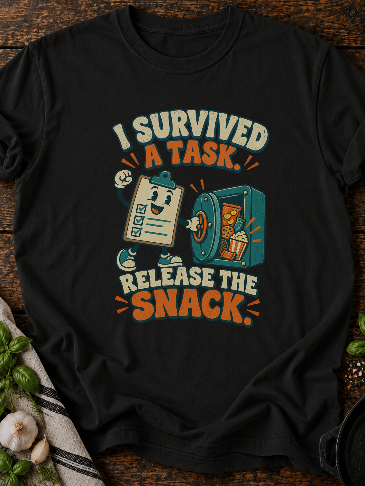 Release The Snack Version A T-Shirt - Black