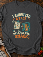 Release The Snack Version A T-Shirt - Dark Heather