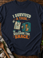 Release The Snack Version A T-Shirt - Navy