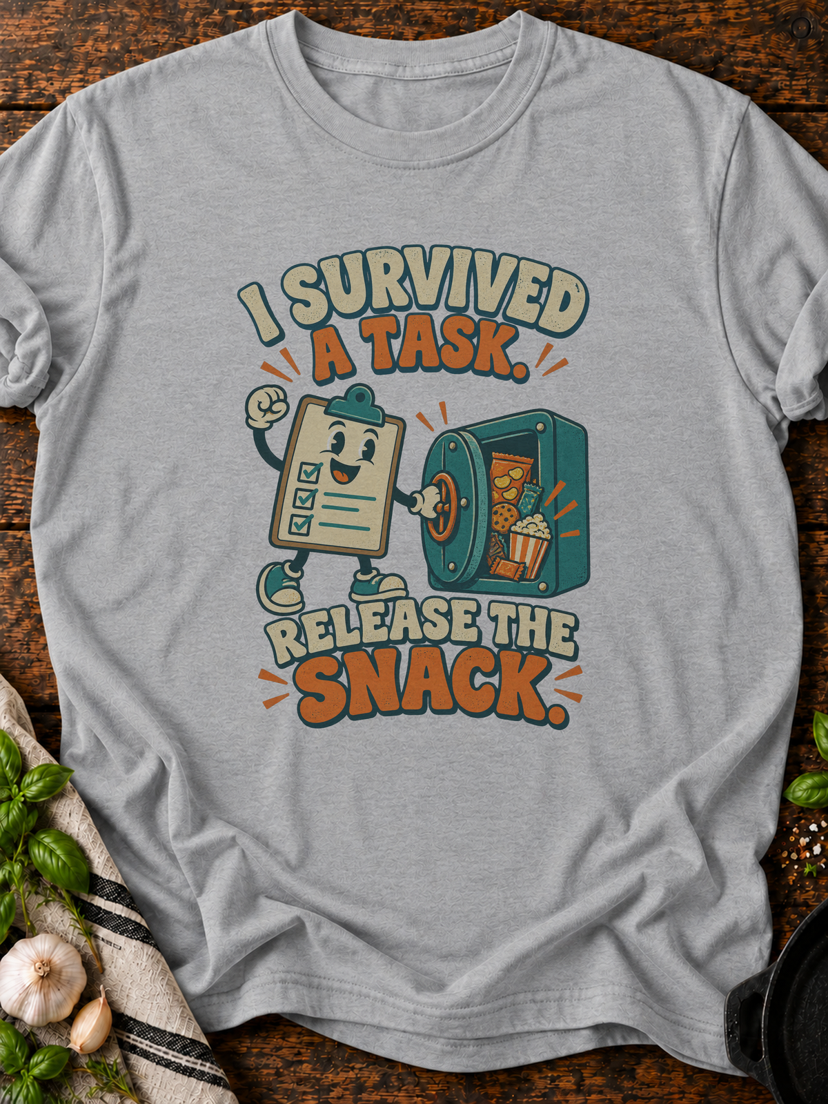 Release The Snack Version A T-Shirt - Sport Grey