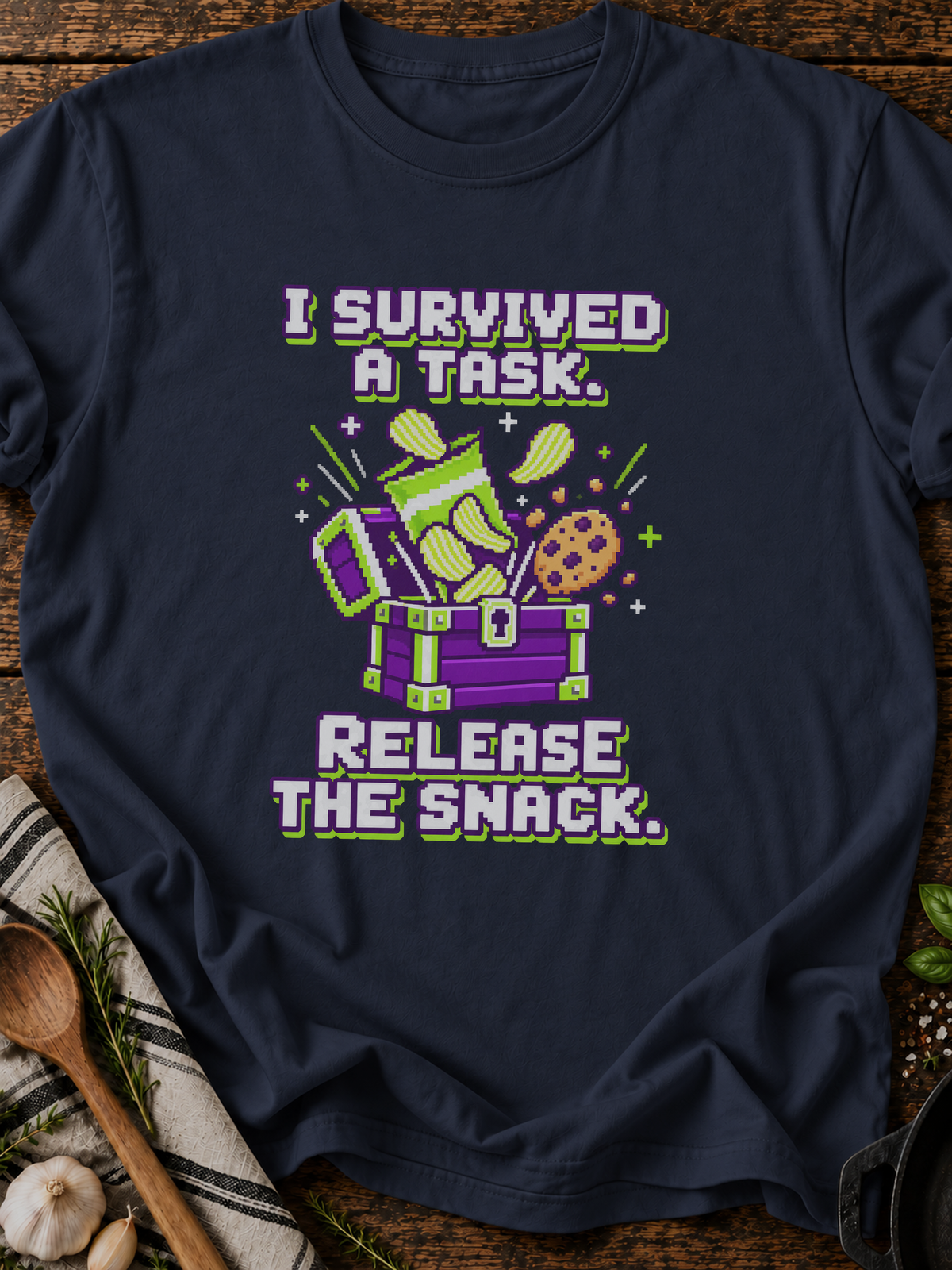 Release The Snack Version B T-Shirt - Navy