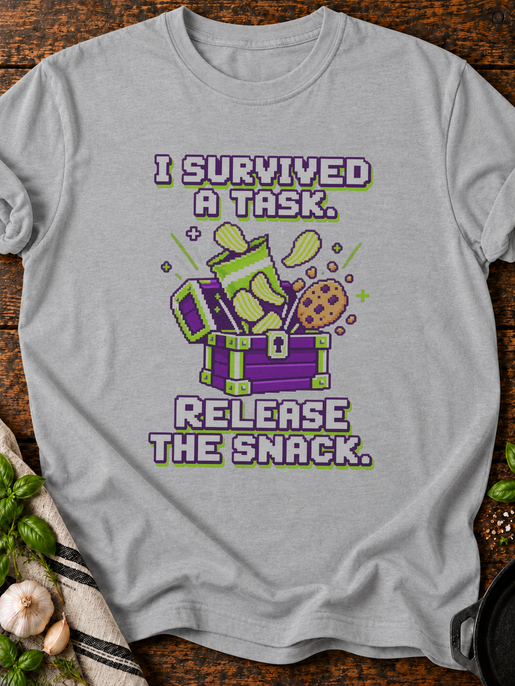 Release The Snack Version B T-Shirt - Sport Grey