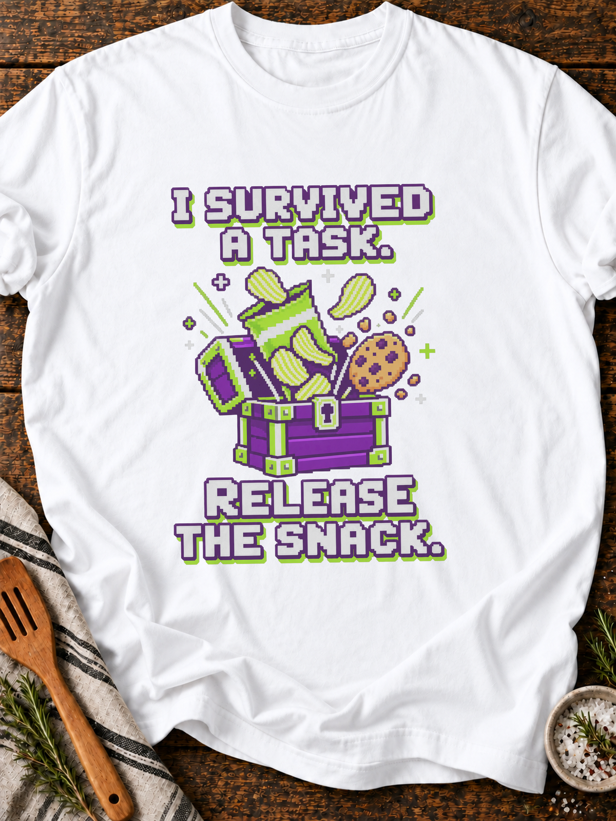 Release The Snack Version B T-Shirt - White