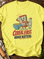 Cereal First Version B T-Shirt - Cornsilk