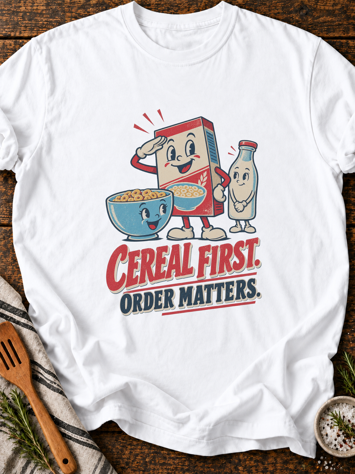 Cereal First Version B T-Shirt - White