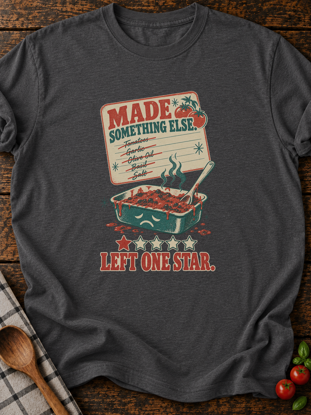 Made Something Else One Star Version B T-Shirt - Dark Heather