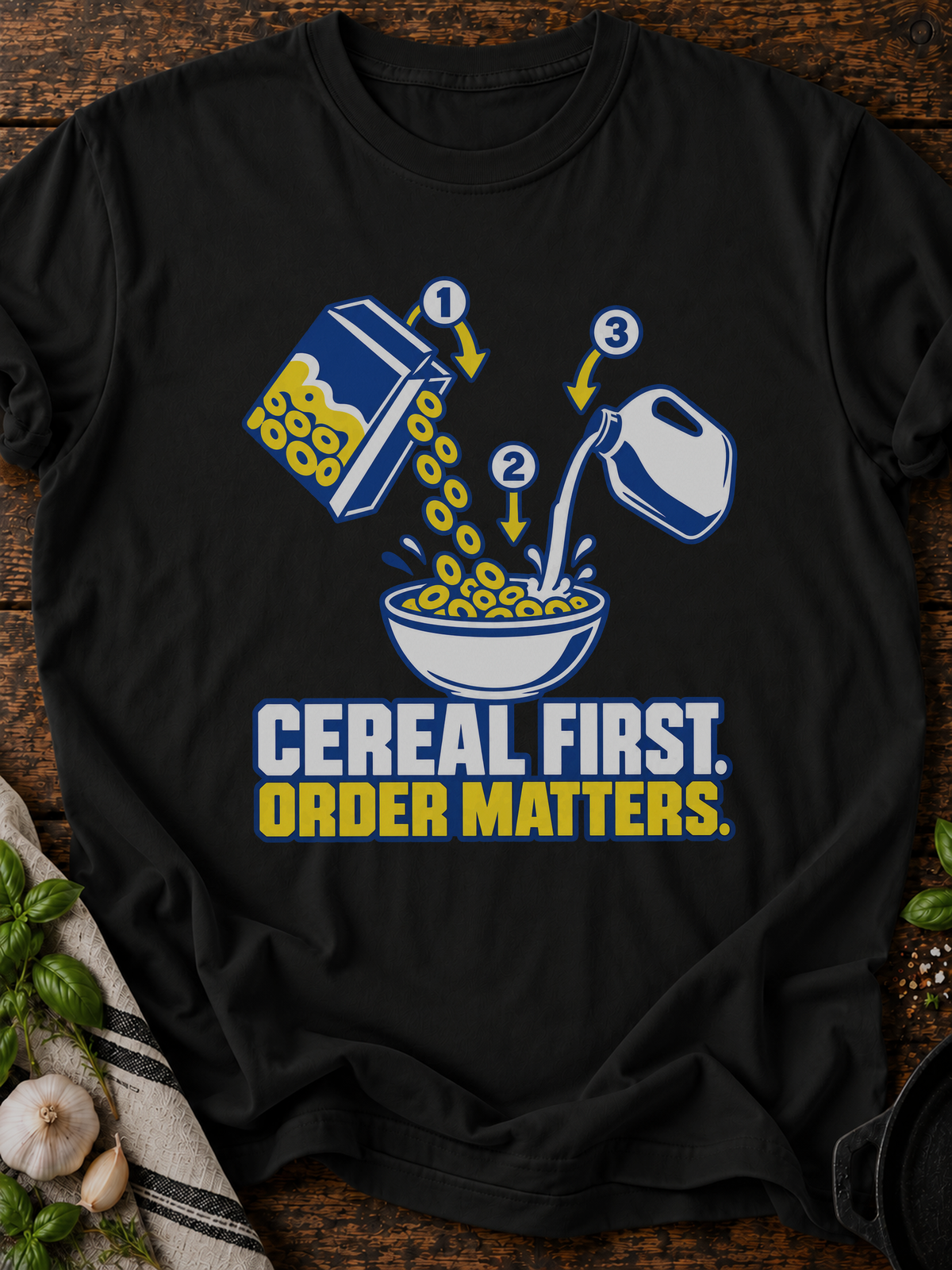 Cereal First Version A T-Shirt - Black