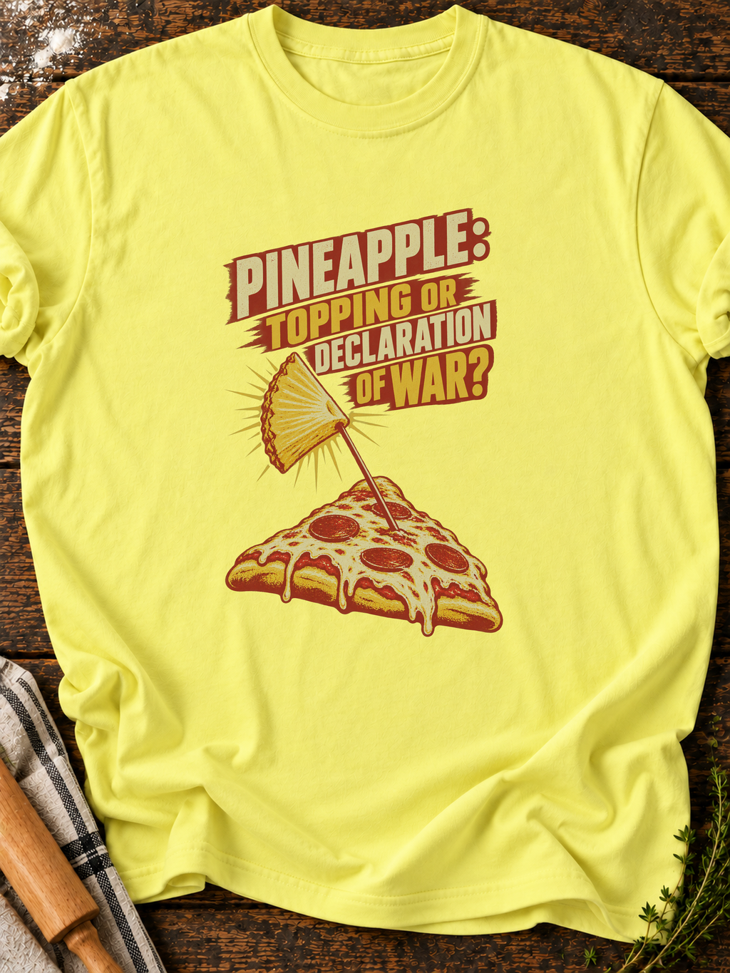 Hot Dog Classification Version A T-Shirt - Cornsilk