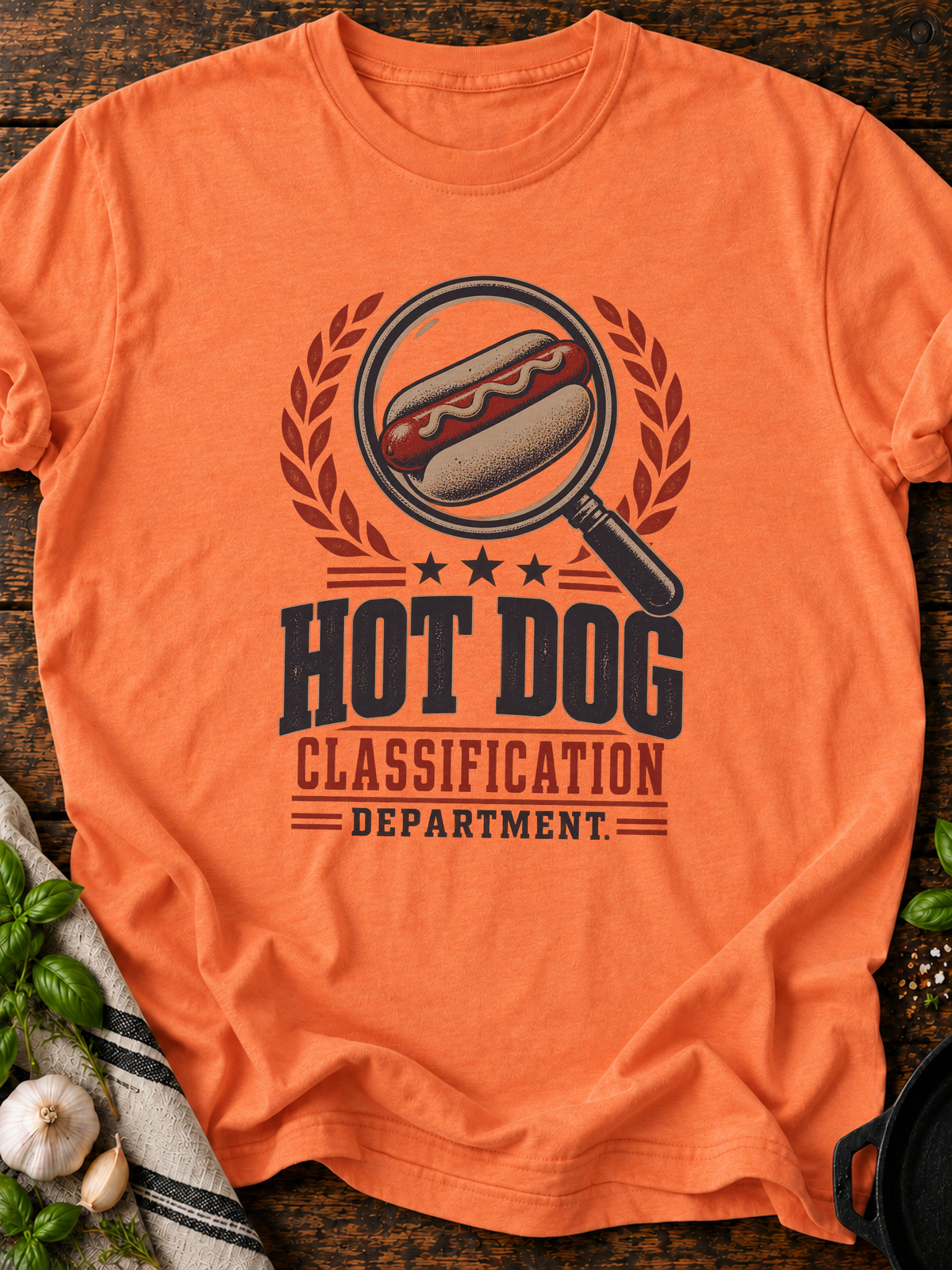 Pineapple Declaration Of War Version A T-Shirt - Heather Orange
