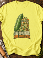 One Cucumber Zero Moderation Version B T-Shirt - Cornsilk