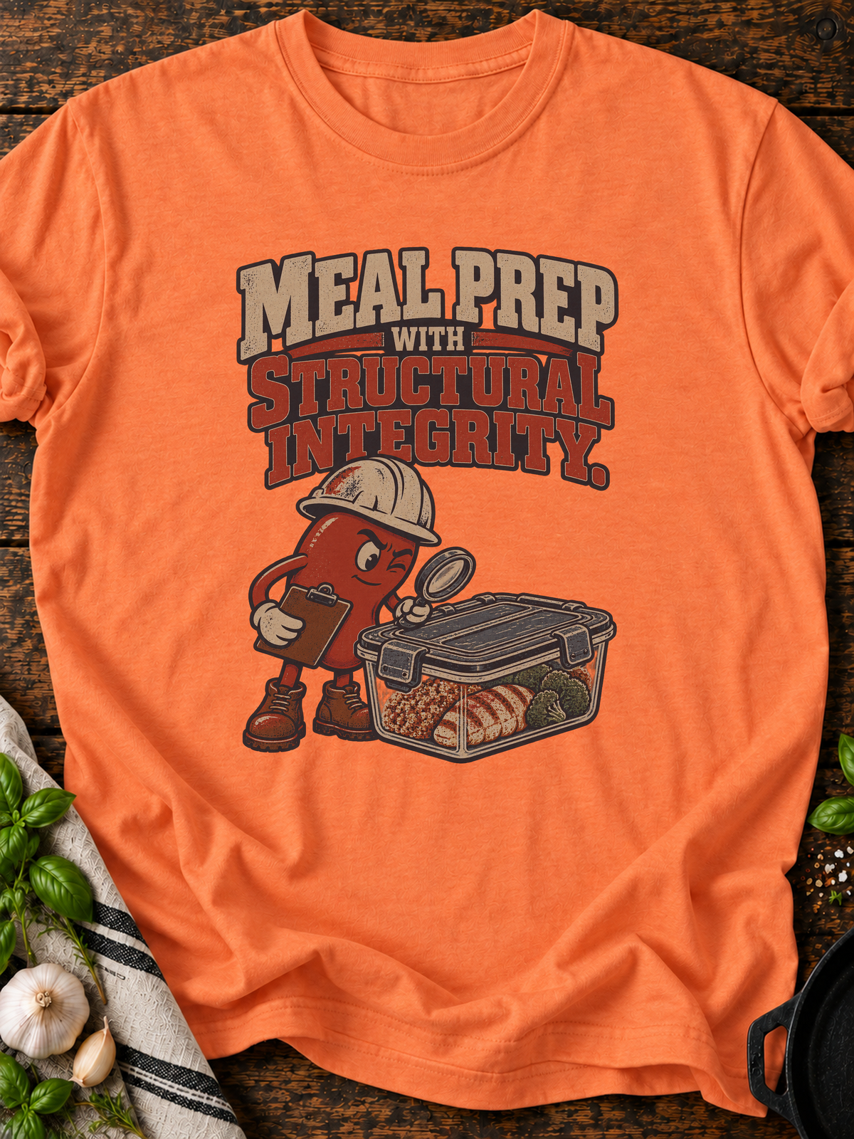 Brined Emotionally Stable Version B T-Shirt - Heather Orange