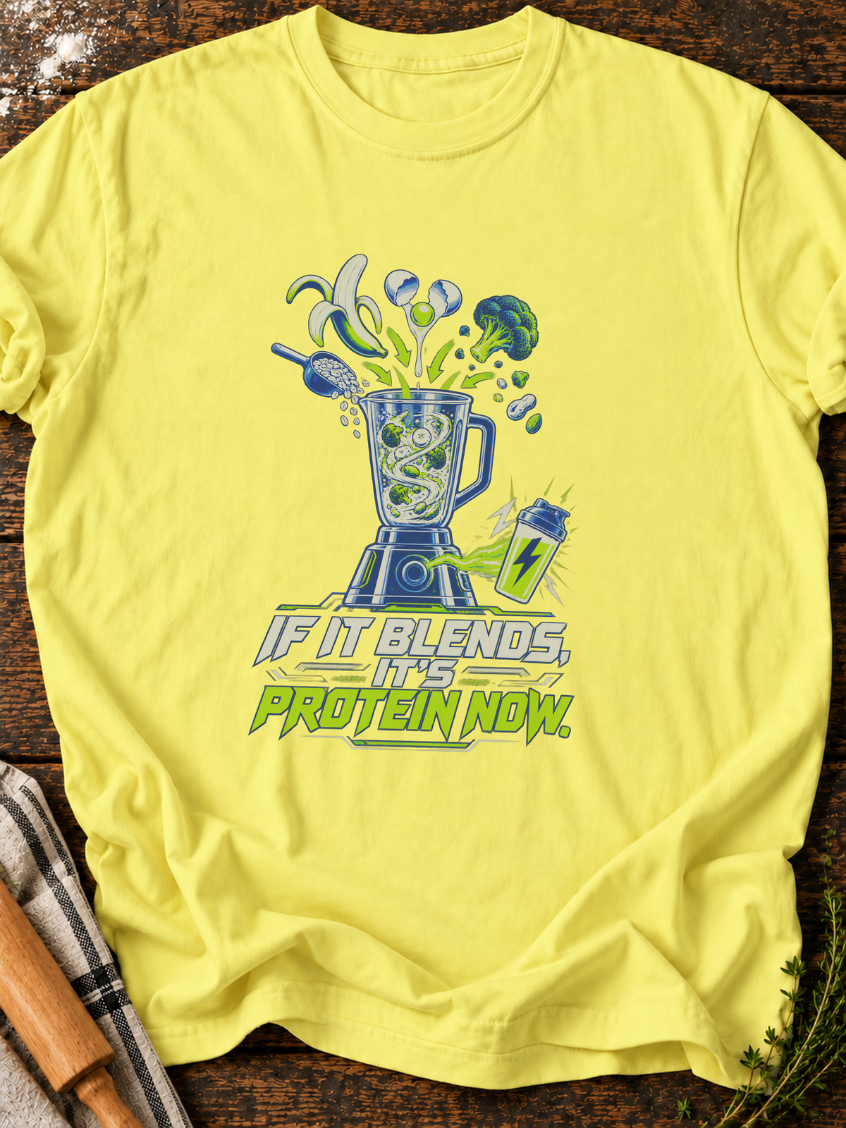 Brined Emotionally Stable Version A T-Shirt - Cornsilk