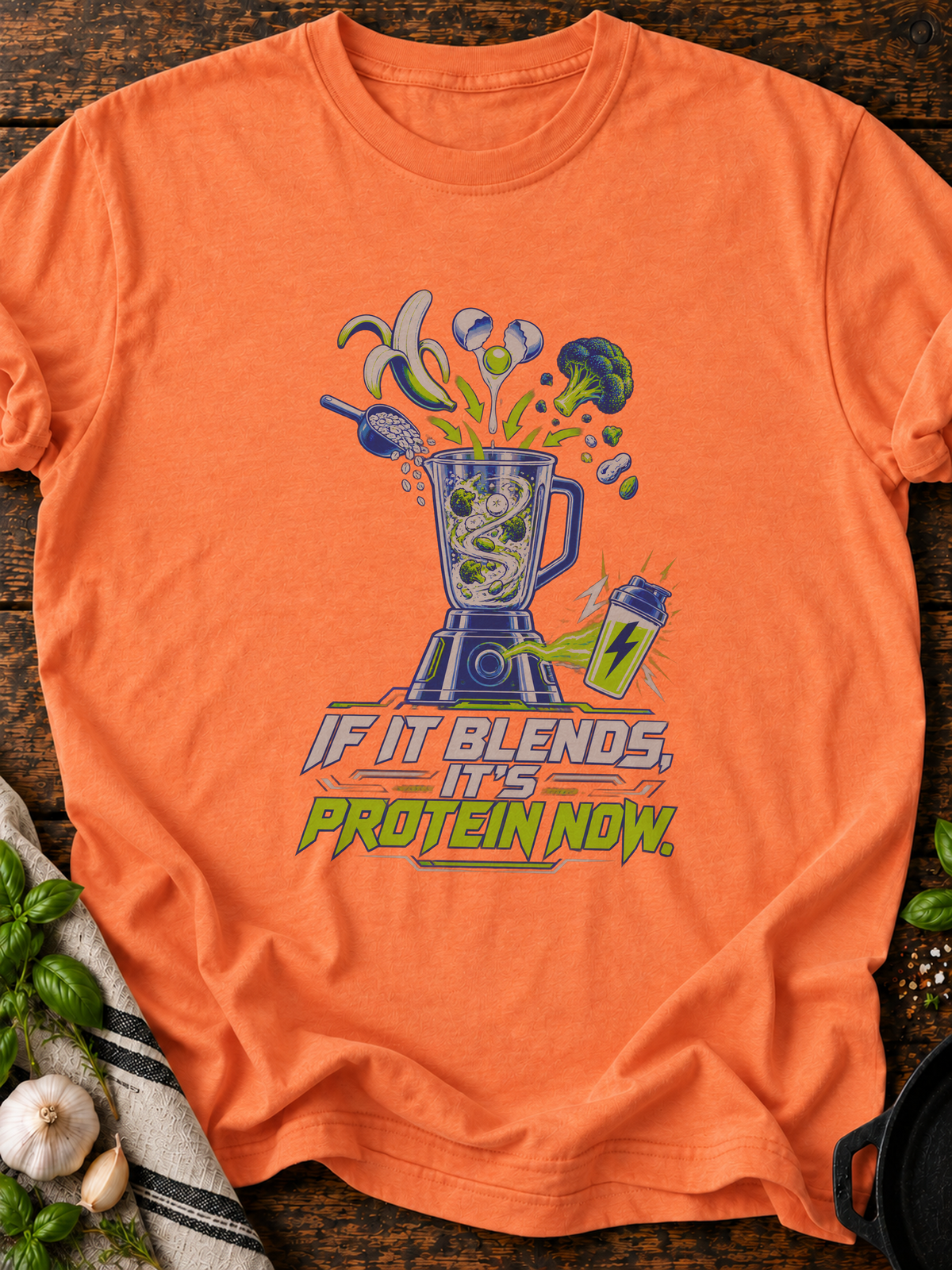 Brined Emotionally Stable Version A T-Shirt - Heather Orange