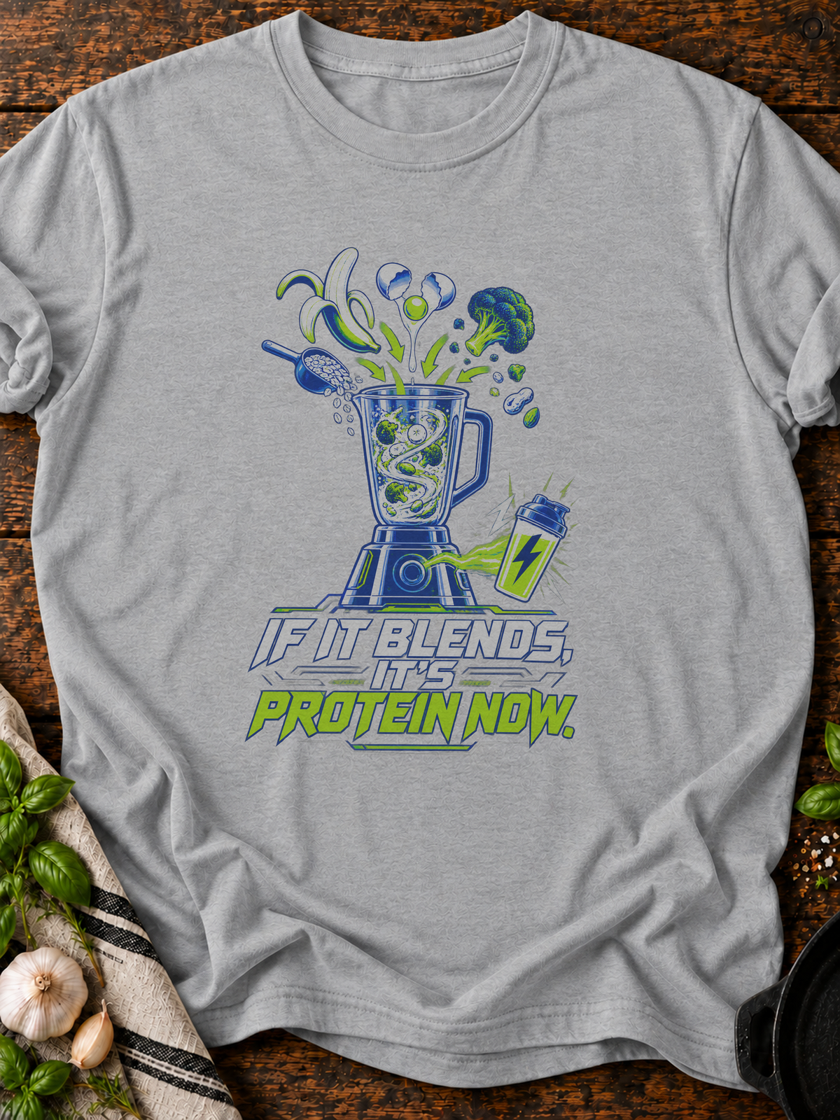 Brined Emotionally Stable Version A T-Shirt - Sport Grey
