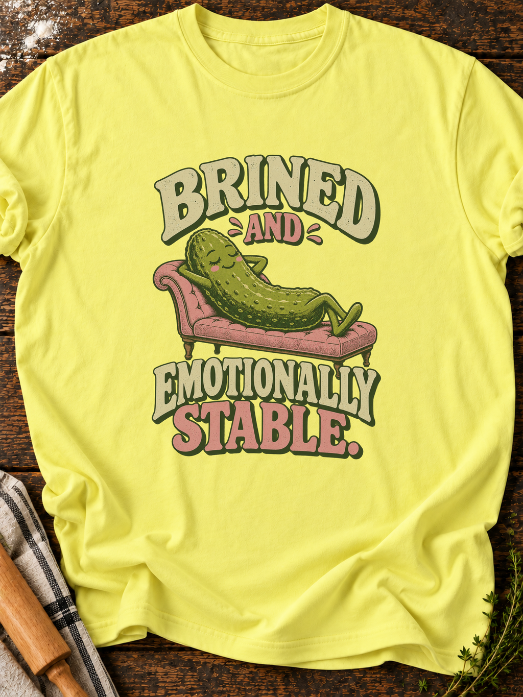 Meal Prep Structural Integrity Version A T-Shirt - Cornsilk
